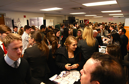 Foule d'étudiants